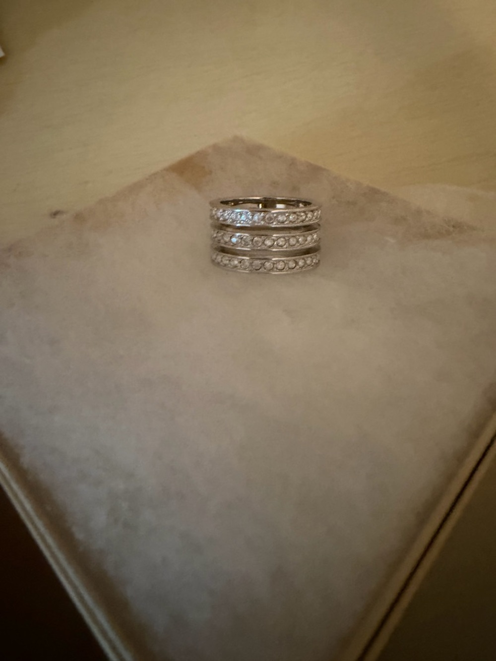 Touchstone crystal by Swarovski triple threat ring - Picture 3 of 3